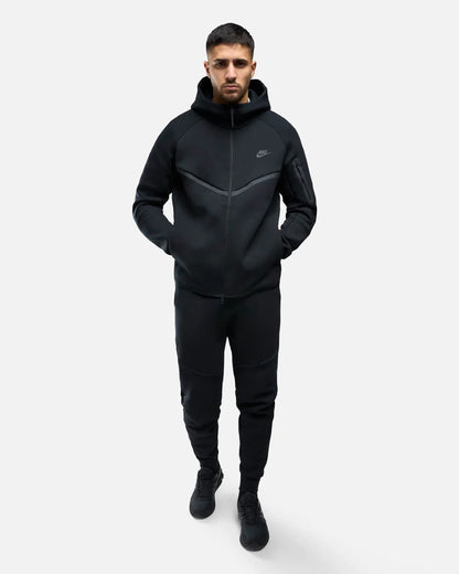 Nike Tech Fleece Zippé Noir