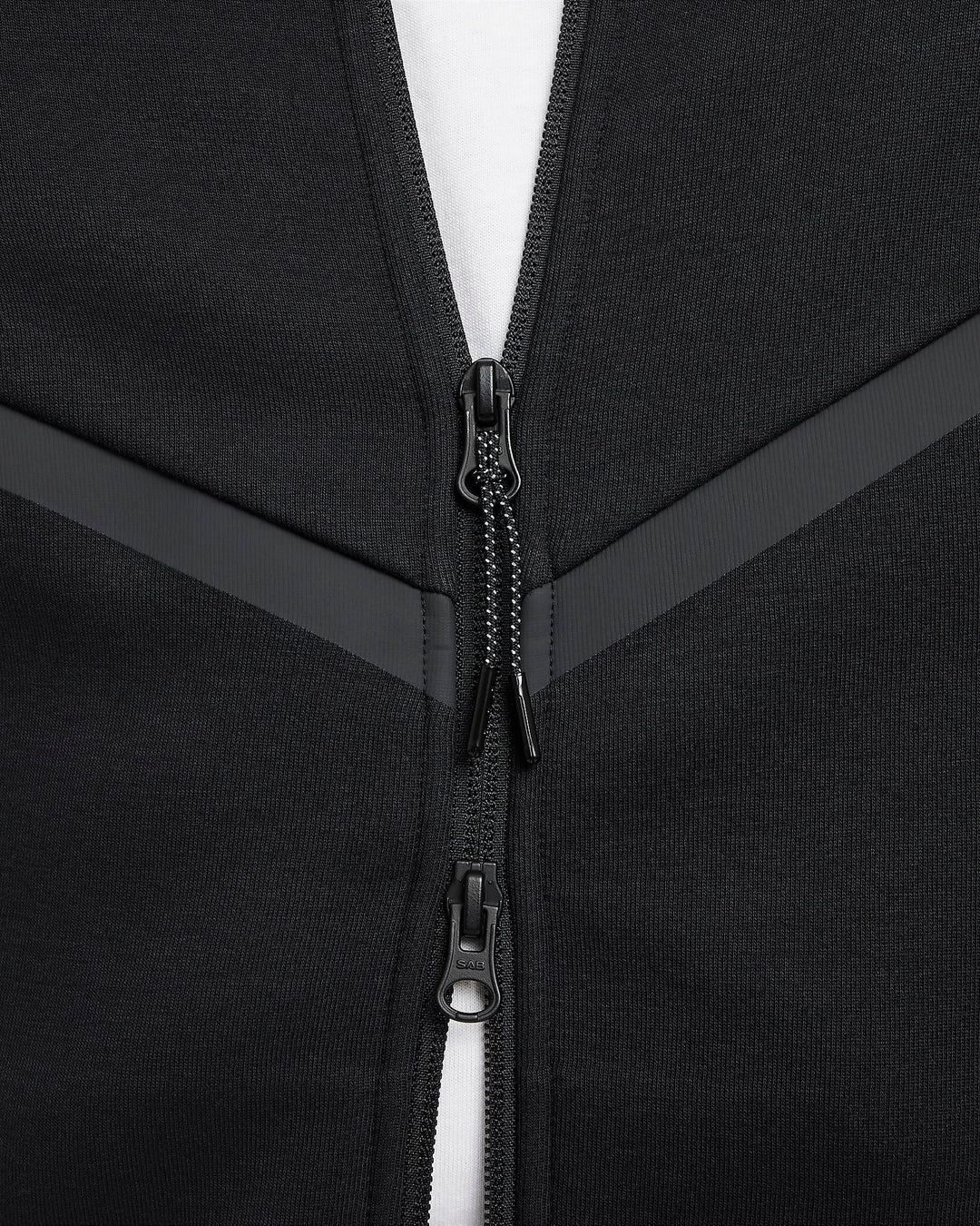 Nike Tech Fleece Zippé Noir