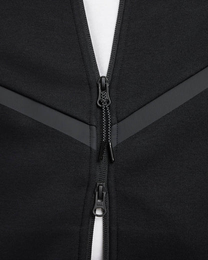 Nike Tech Fleece Zippé Noir