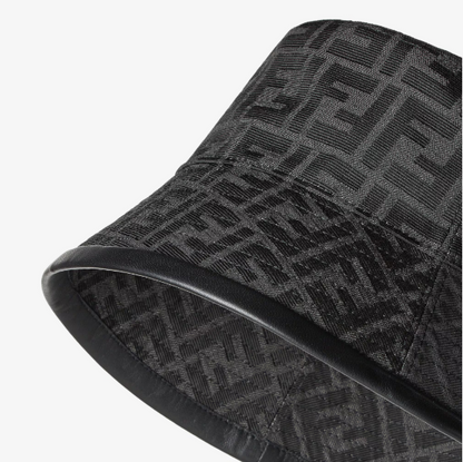 Fendi Chapeau en nylon FF Noir
