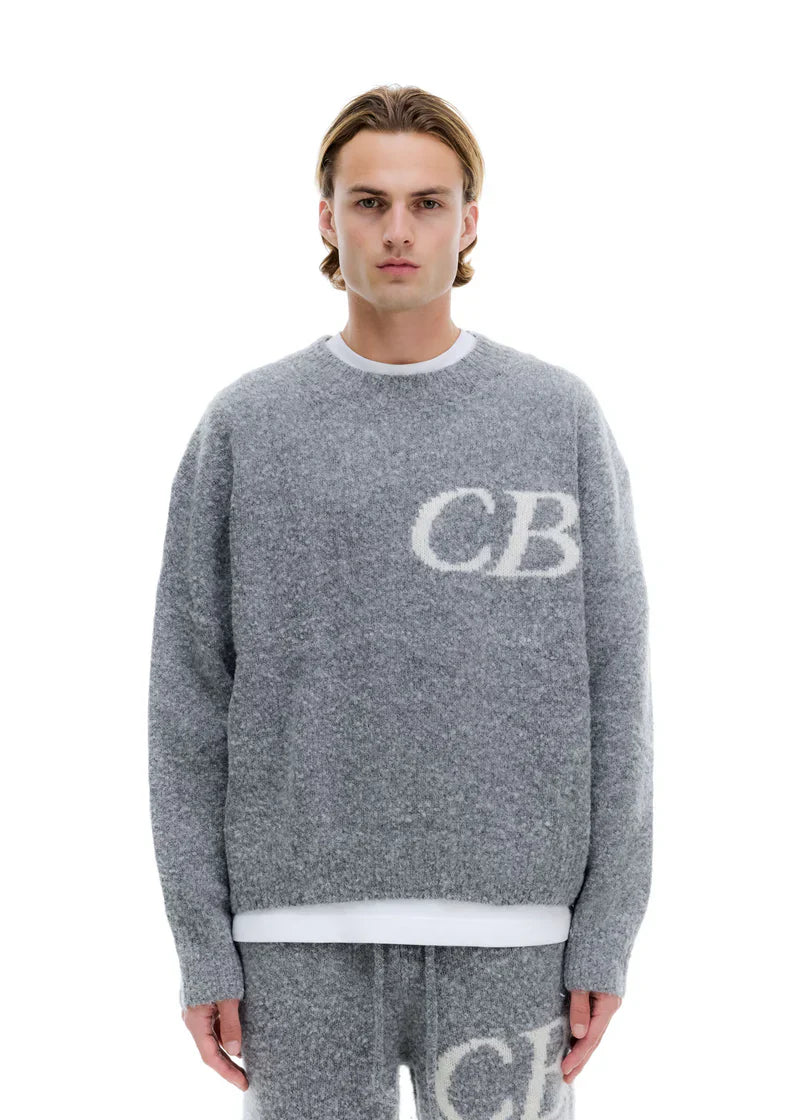 Pull CB Logo Knit Gris