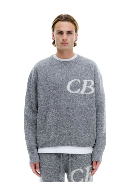 Pull CB Logo Knit Gris