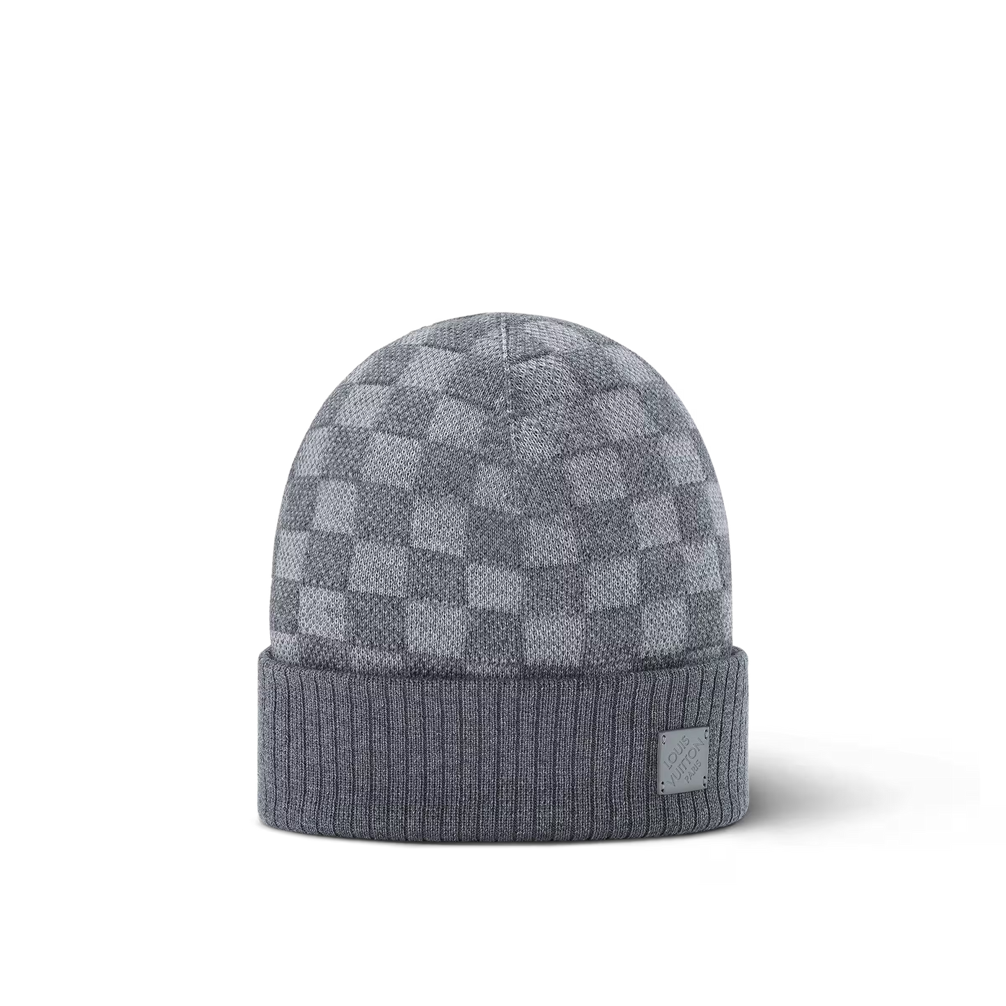 Bonnet et Écharpe Neo Petit Damier Gris