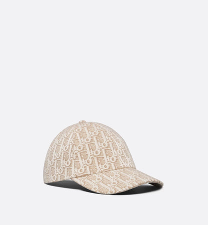 Dior Casquette Oblique Beige