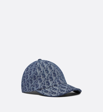 Dior Casquette Oblique Bleu