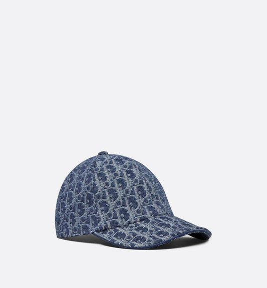 Dior Casquette Oblique Bleu