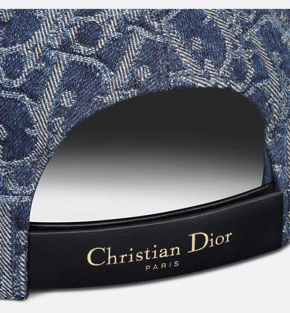 Dior Casquette Oblique Bleu