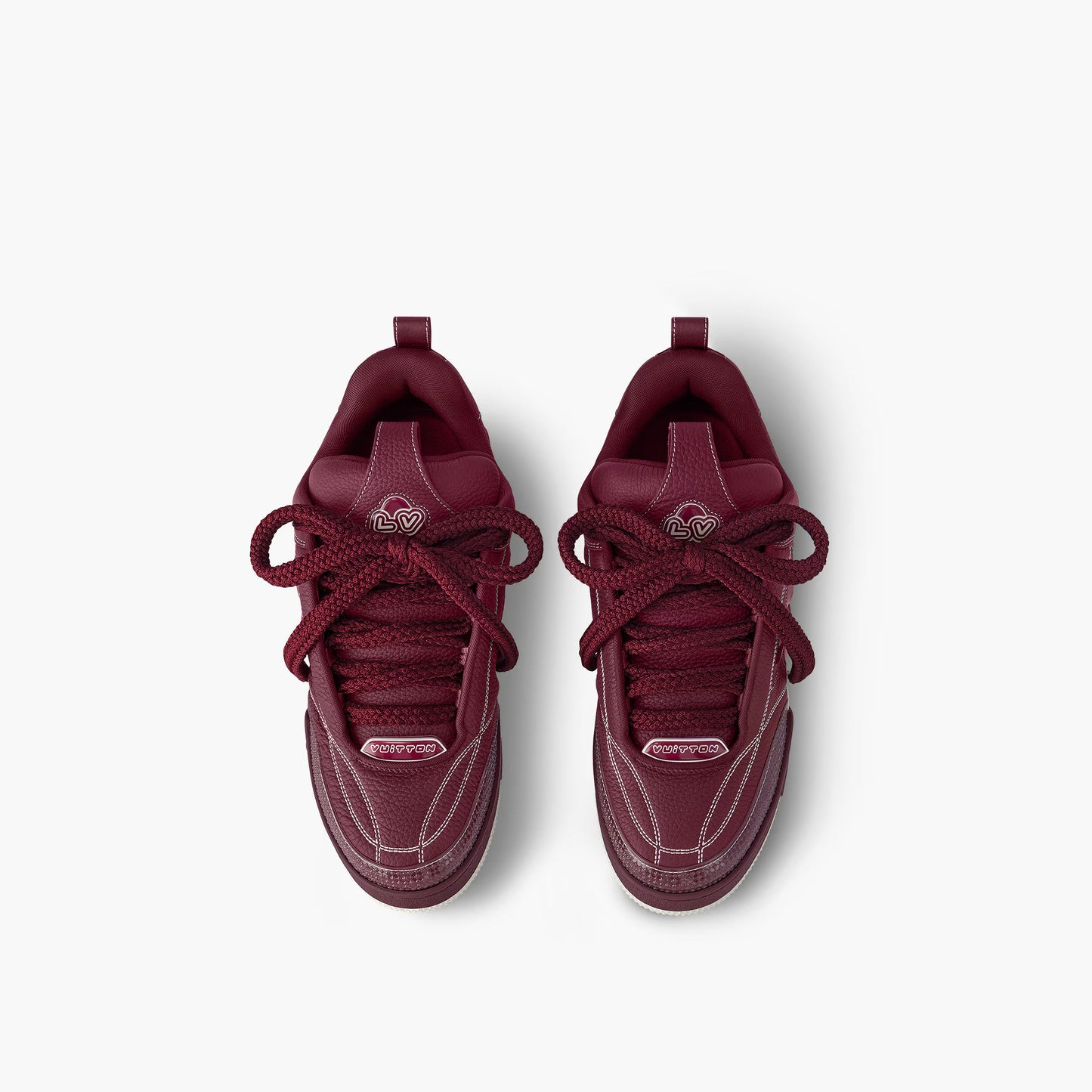 LV Skate Logo incrusté Bordeau