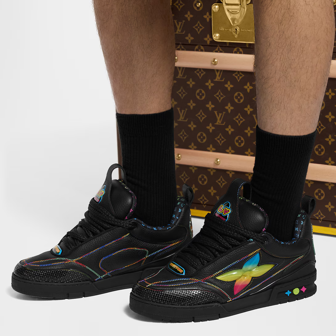 LV Skate Logo incrusté Multicolore