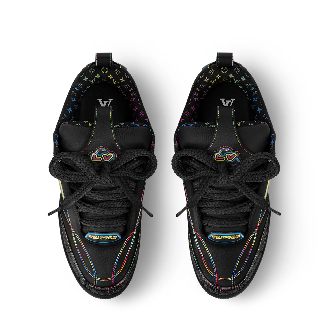 LV Skate Logo incrusté Multicolore