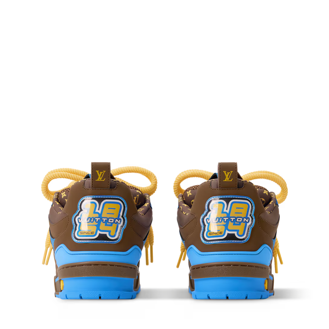 LV Skate Marron Et Bleu