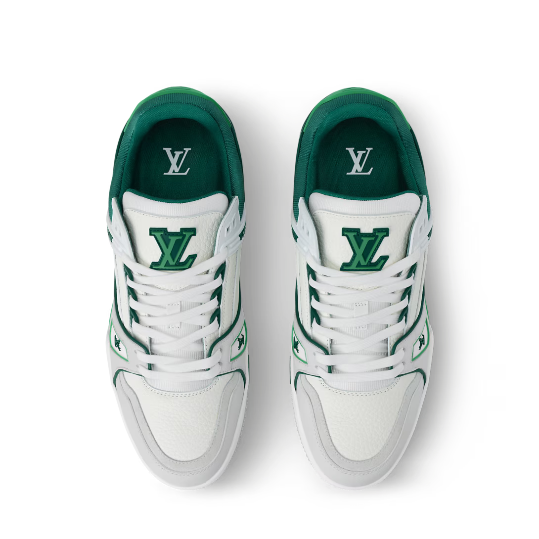 LV Trainer Gris Et Vert
