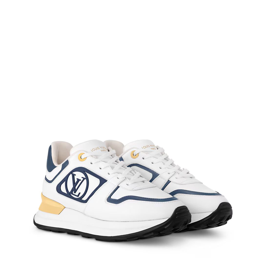 LV Run Away Blanc Et Bleu