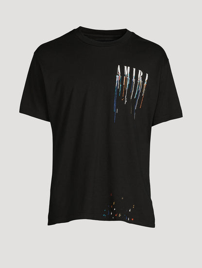 T-Shirt Amiri Noir Et Multicolore
