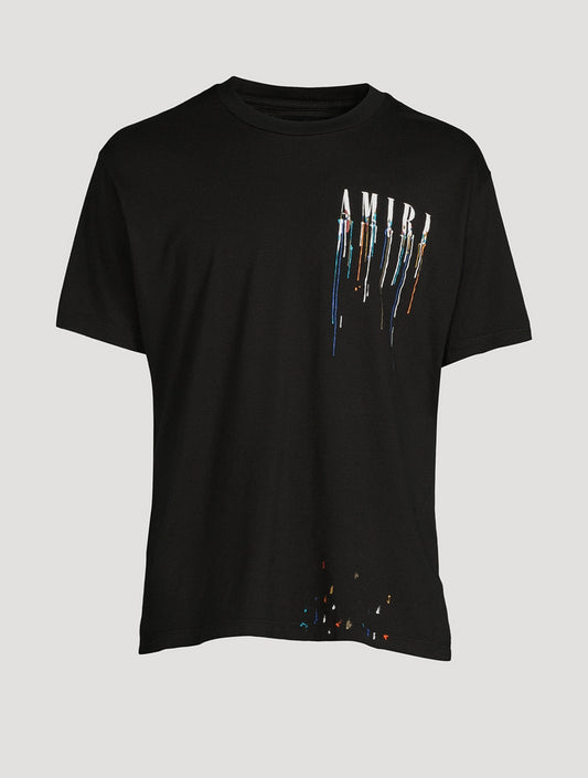 T-Shirt Amiri Noir Et Multicolore