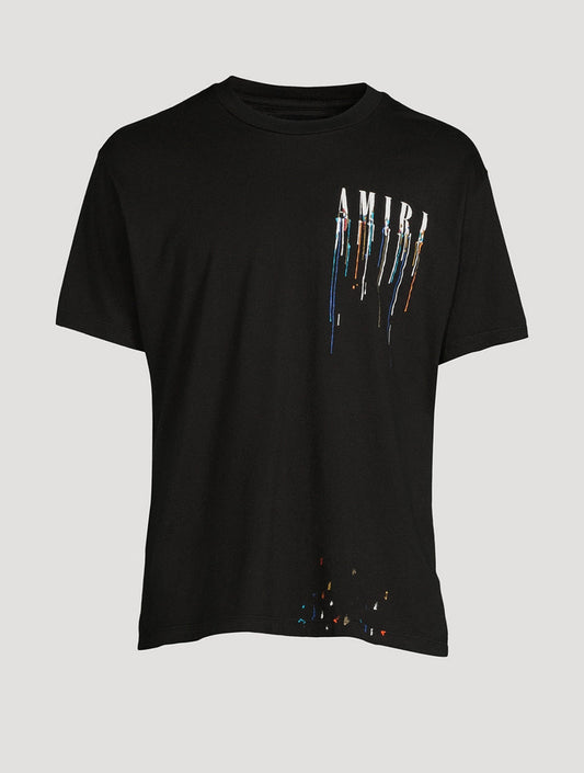T-Shirt Amiri Noir Et Multicolore