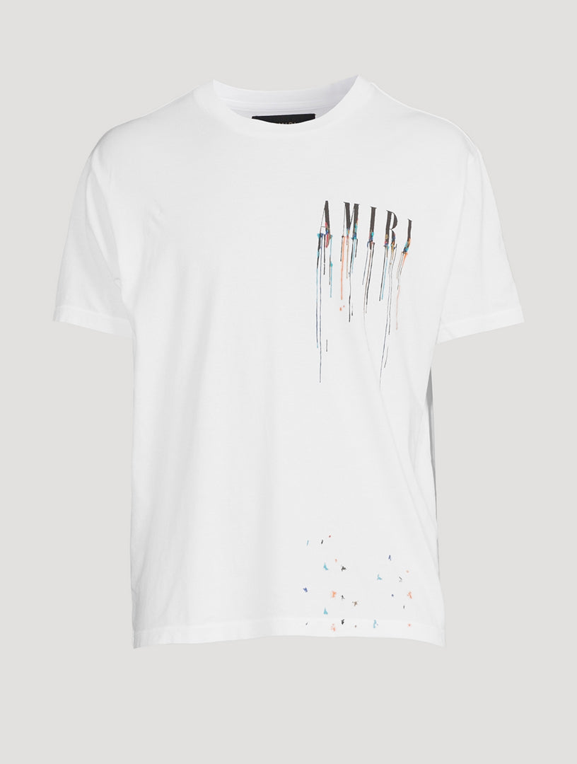 T-Shirt Amiri Blanc Et Multicolore