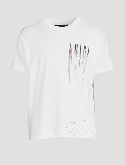 T-Shirt Amiri Blanc Et Multicolore