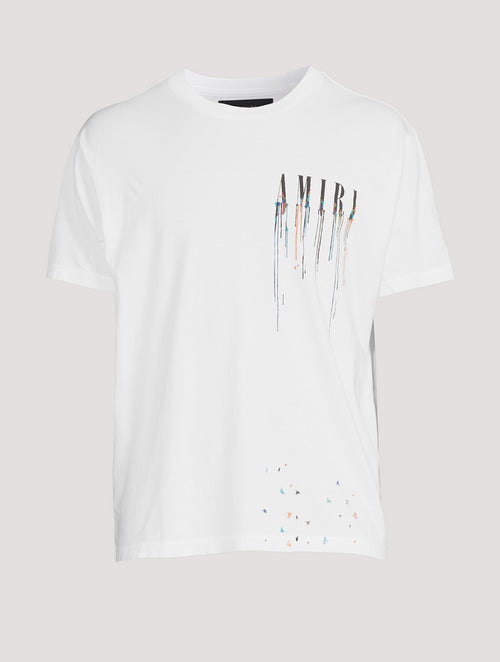 T-Shirt Amiri Blanc Et Multicolore