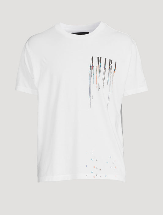 T-Shirt Amiri Blanc Et Multicolore