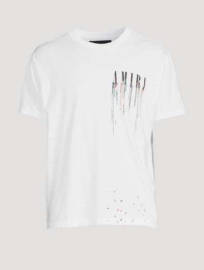 T-Shirt Amiri Blanc Et Multicolore