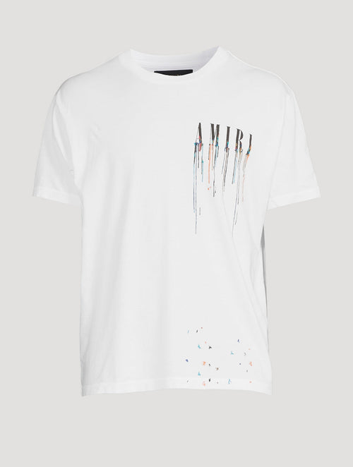T-Shirt Amiri Blanc Et Multicolore