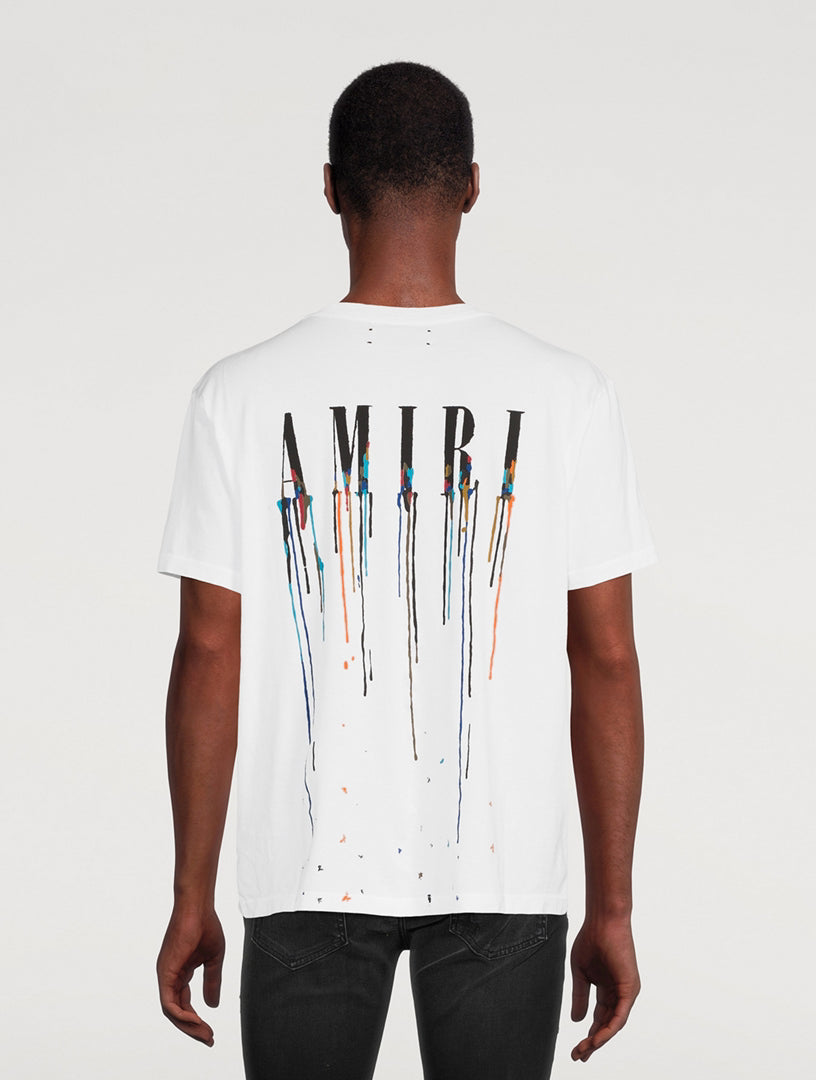 T-Shirt Amiri Blanc Et Multicolore