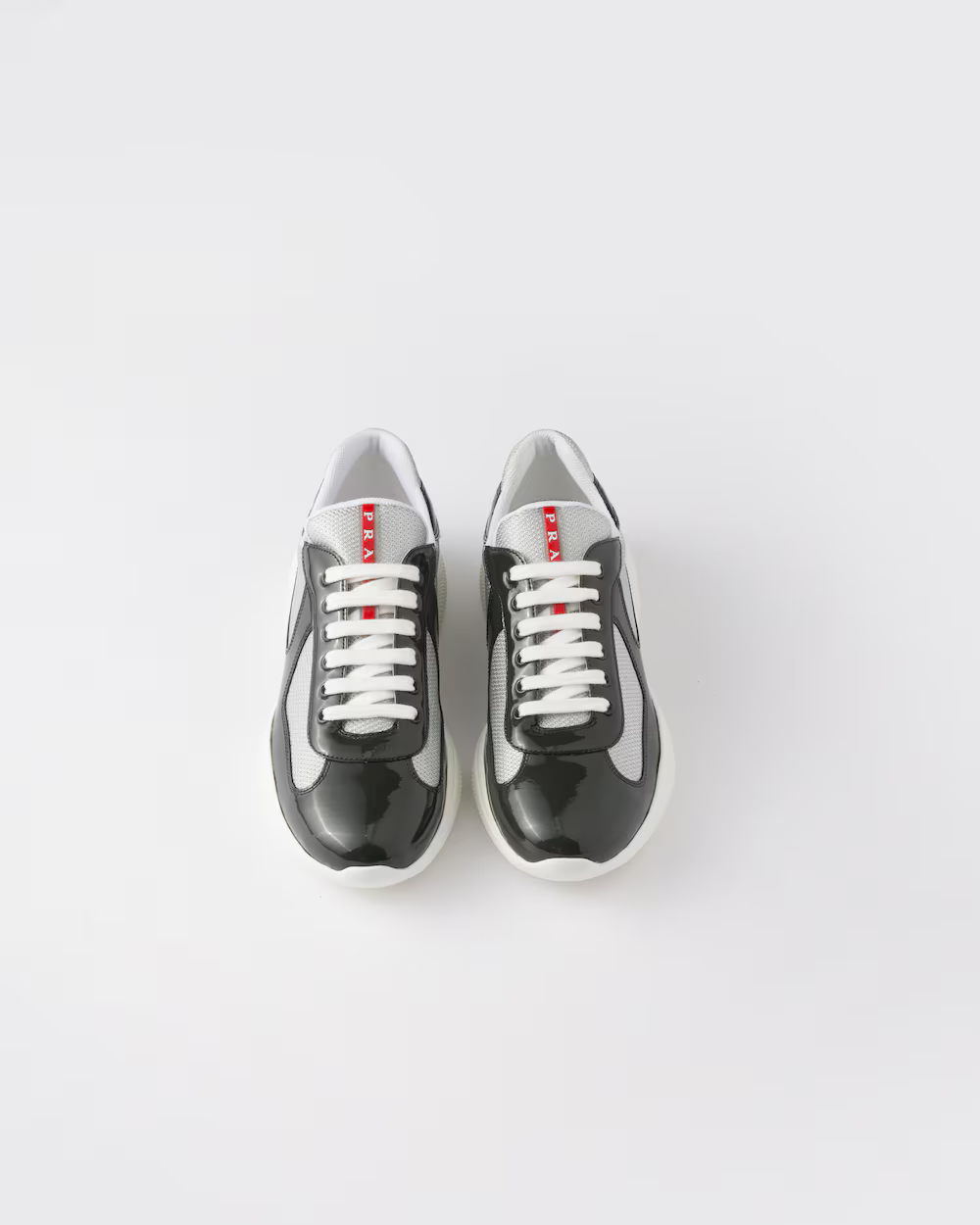 Sneakers Prada America’s Cup Noir Et Blanc