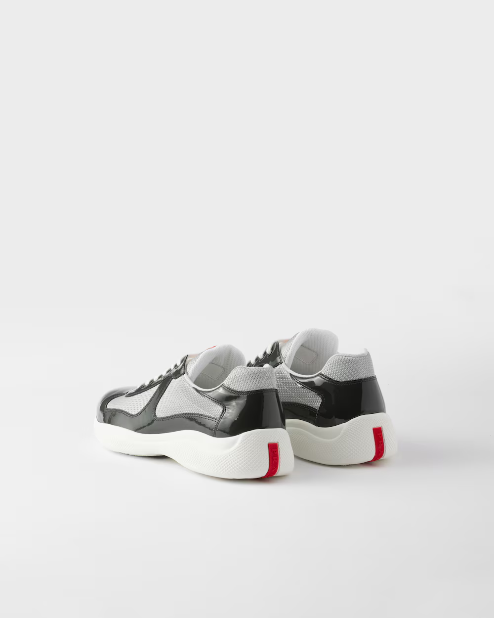 Sneakers Prada America’s Cup Noir Et Blanc