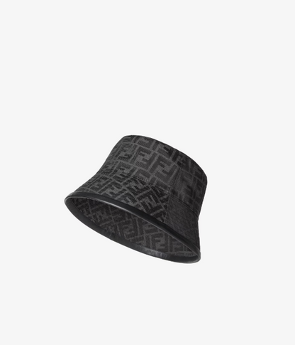 Fendi Chapeau en nylon FF Noir