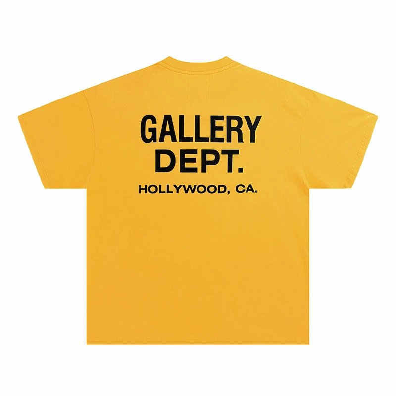 T-Shirt Gallery Dept. Jaune Et Noir