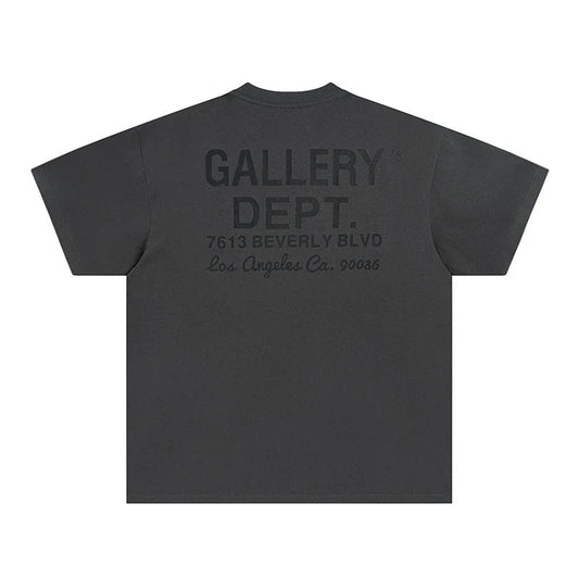 T-Shirt Gallery Dept. Gris Foncé Et Noir