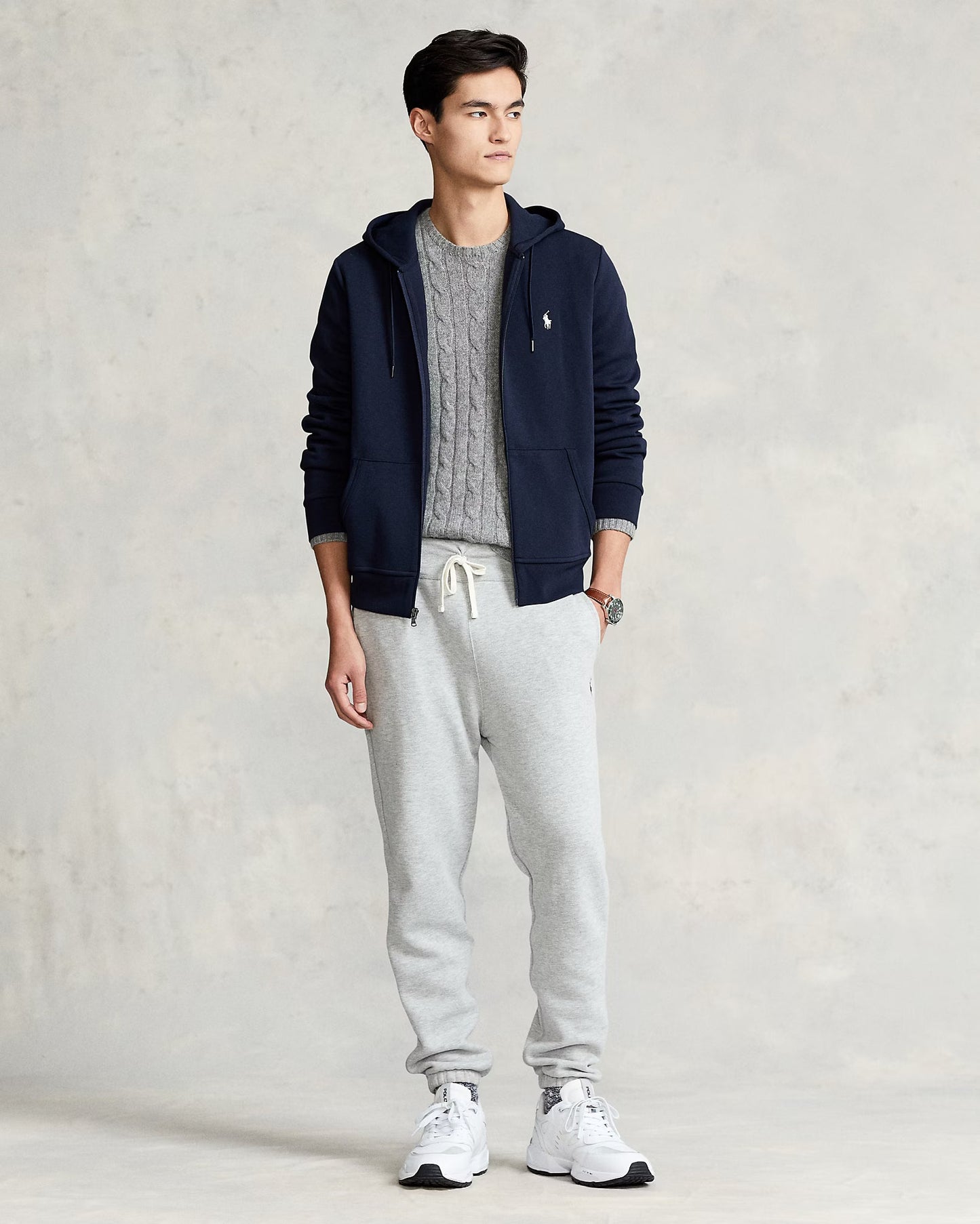 Zip Ralph Lauren Bleu Marin