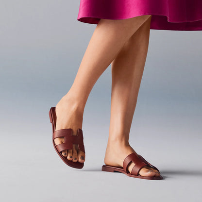 Sandales Oran Rouge H