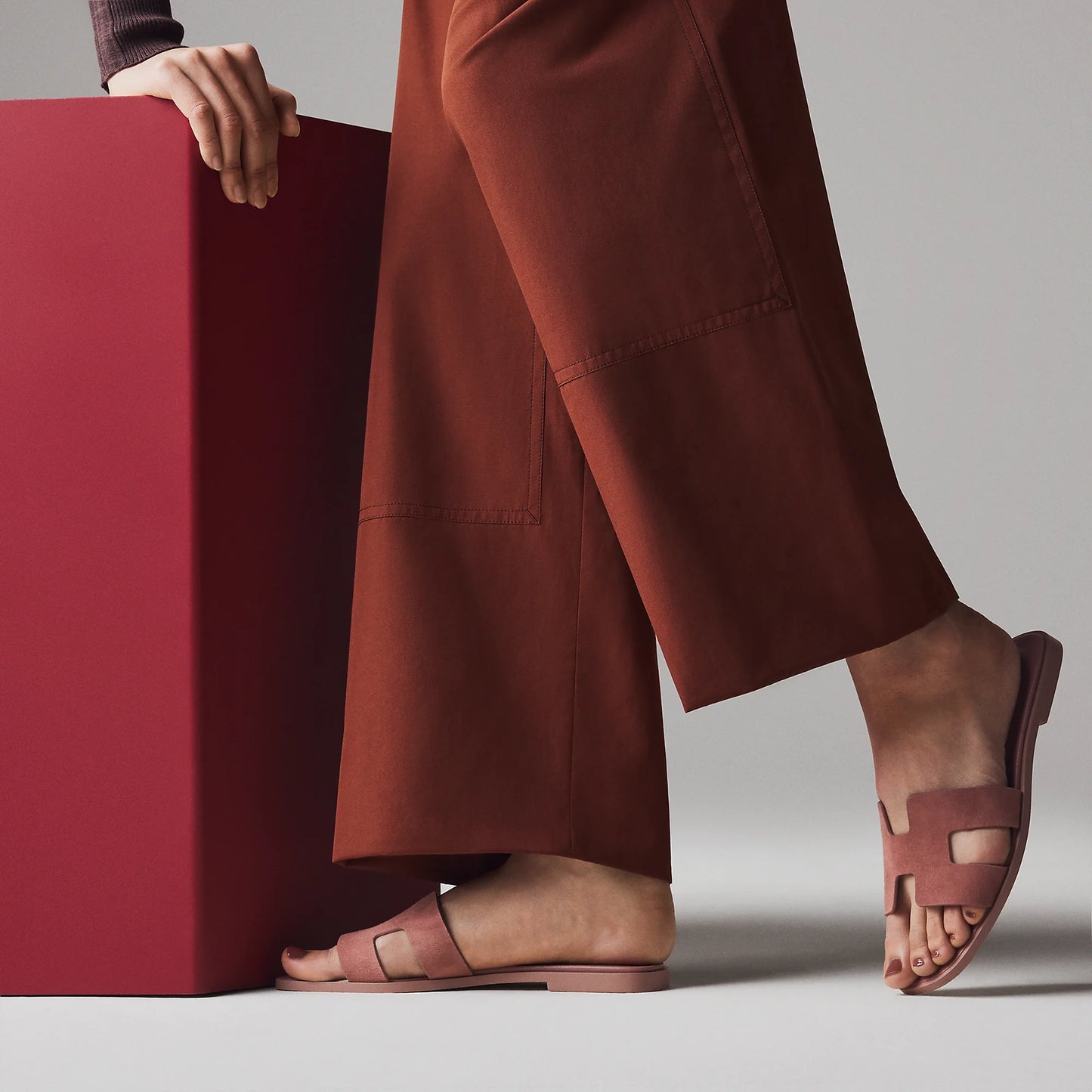 Sandales Oran Rose Antique