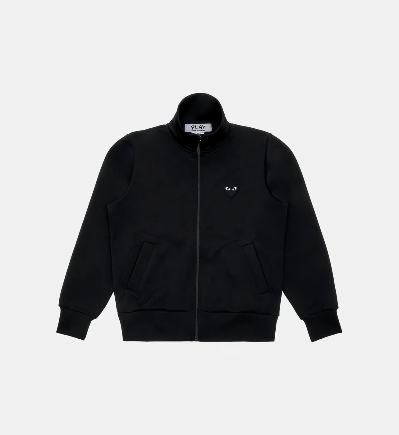 Sweat zippé CDG Sans Capuche Noir