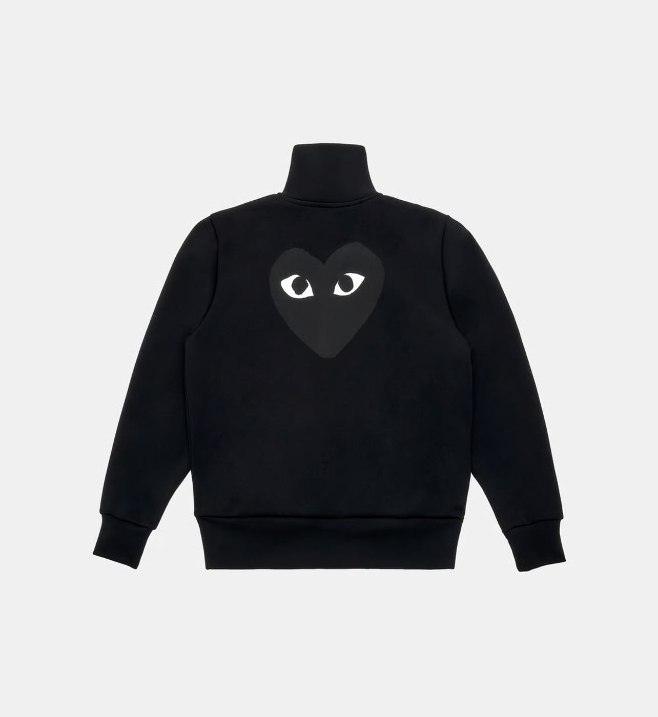 Sweat zippé CDG Sans Capuche Noir
