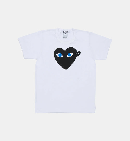 T-Shirt CDG Blanc Bleu Et Noir