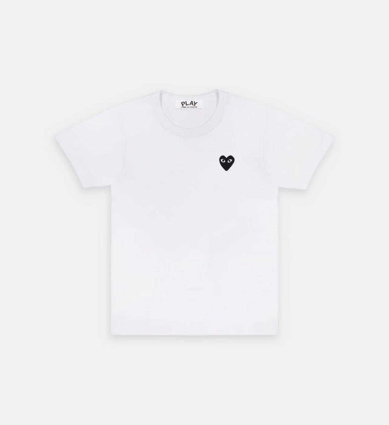 T-Shirt CDG Blanc Logo Noir