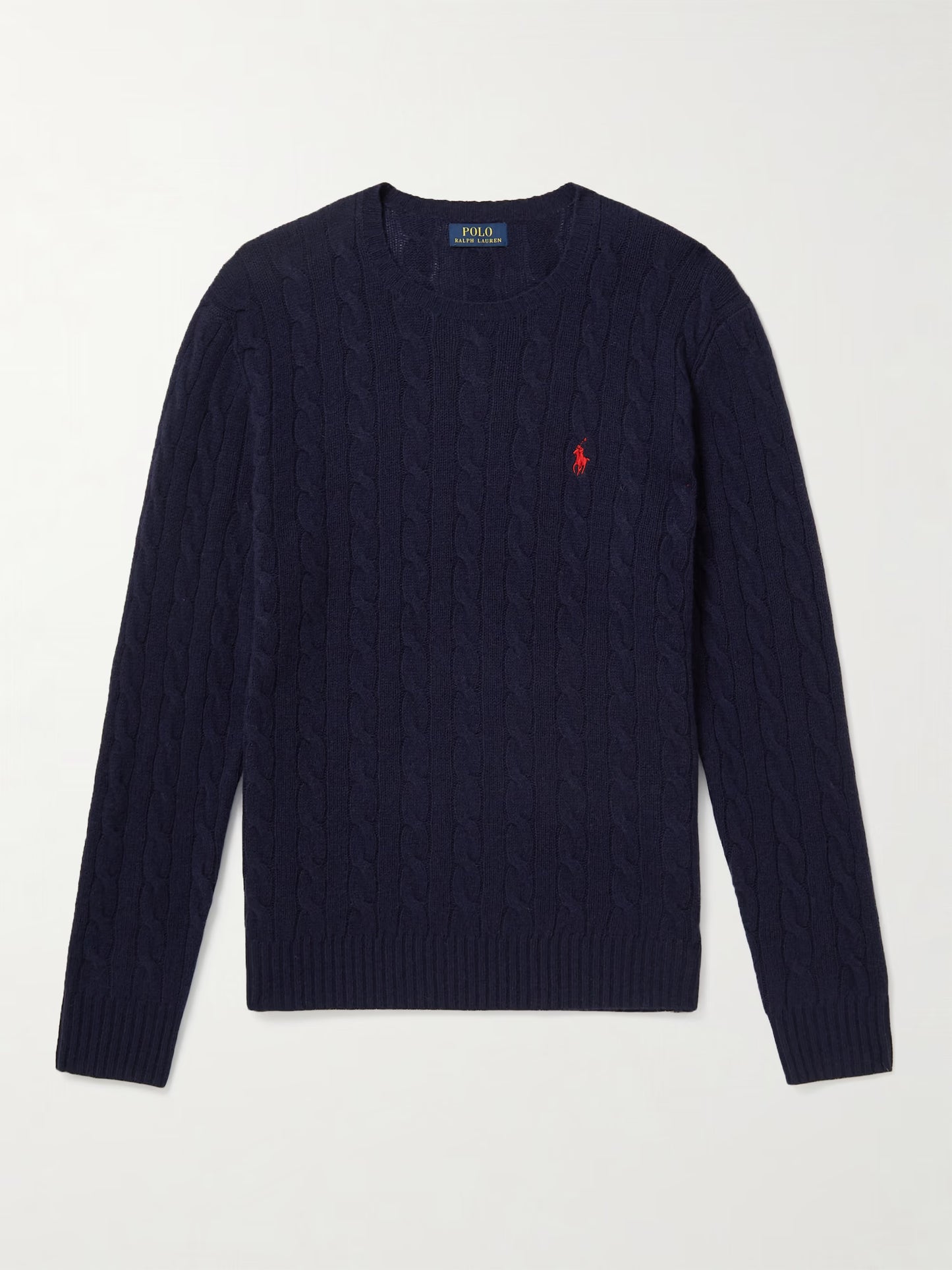 Pull Ralph Lauren En Laine Bleu Marine